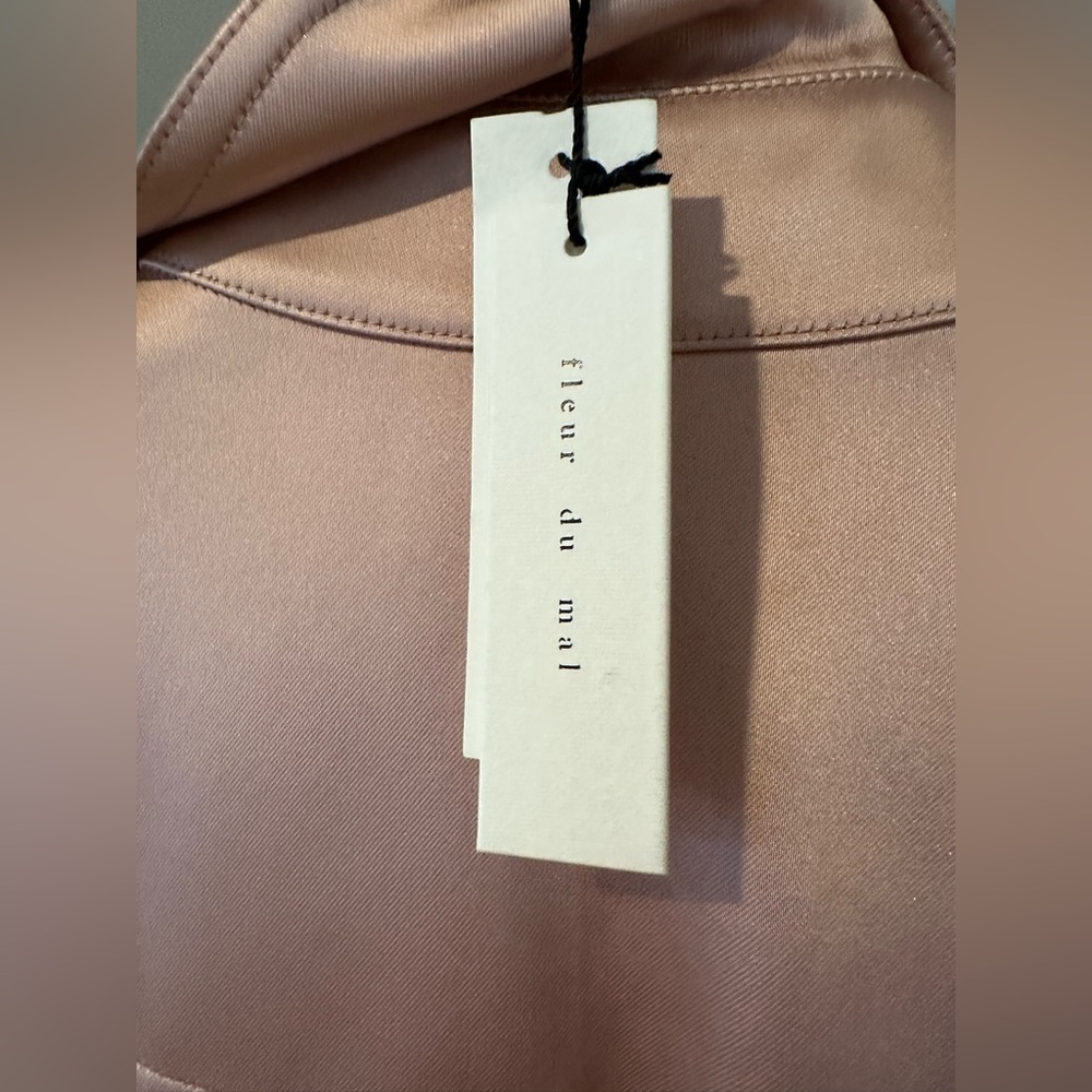 Fleur du Mal Pink Trench Coat - Picture 11 of 12